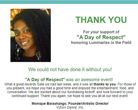A Day of Respect: Honoring Luminaries in the Community